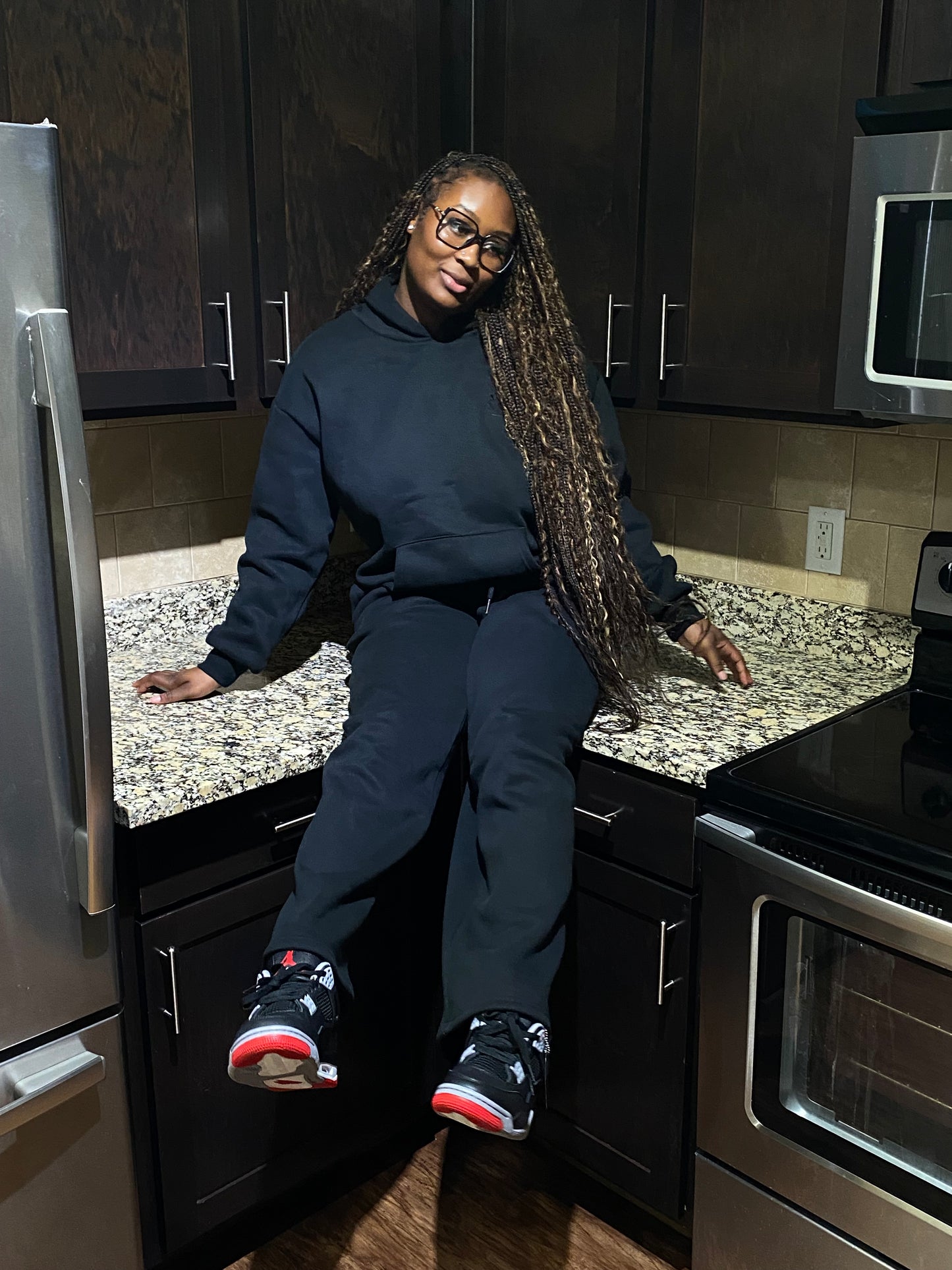 Blackout Sweatsuit Hoodie