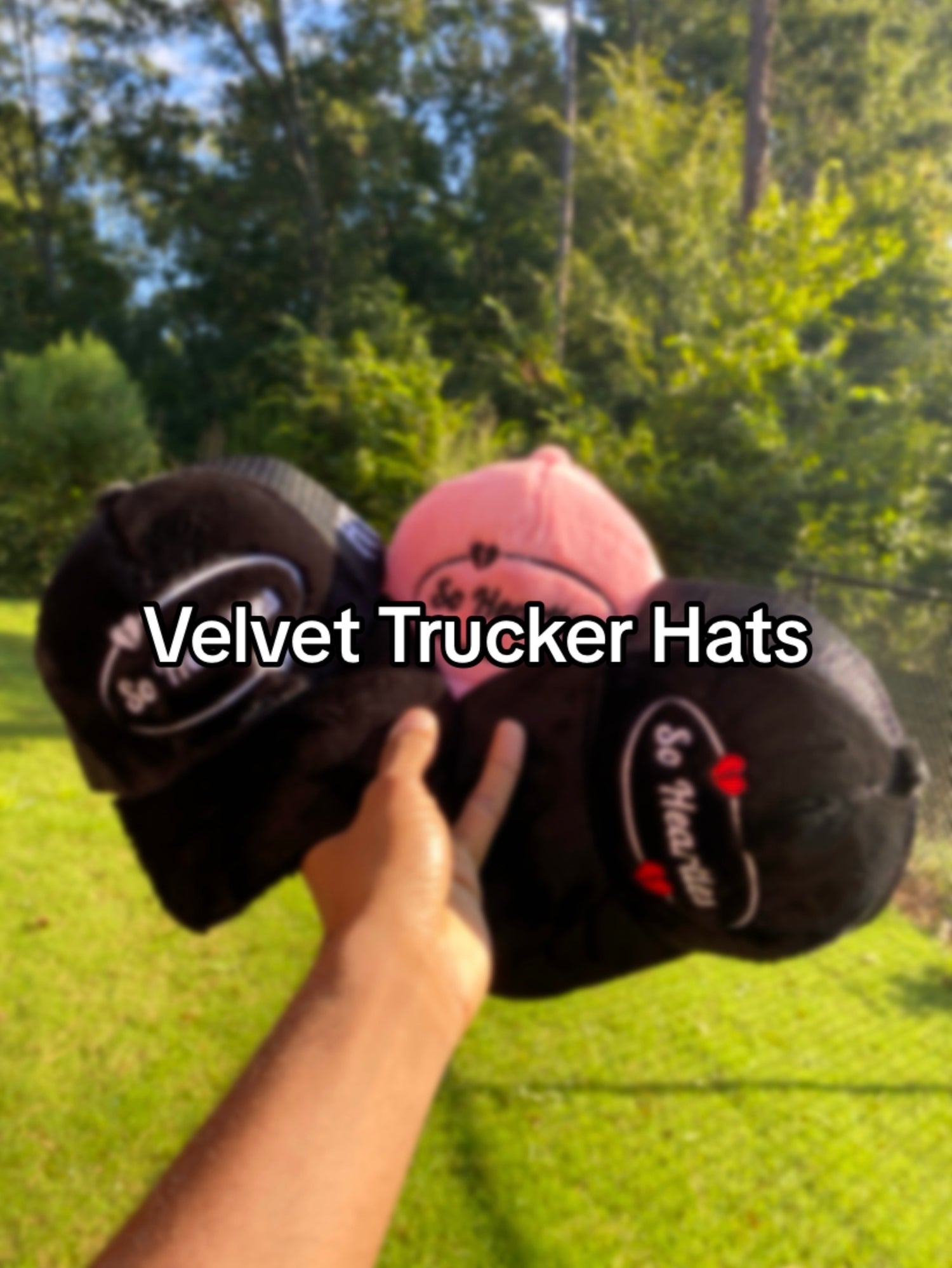 HT Velvet Trucker Hats